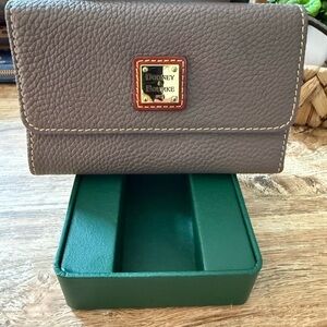 Dooney & Bourke Textured Tan Leather Accessory